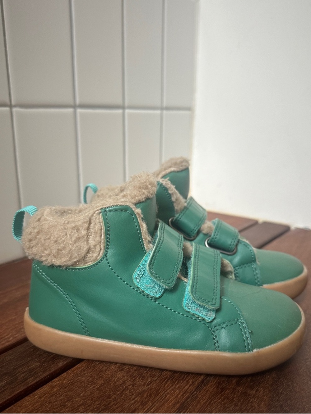 Ten Little faux fur-lined “furry” boots, size 11, VGUC!